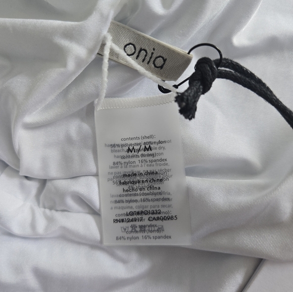 Nwt ONIA Michelle One Piece Swimsuit Size M - Picture 7 of 7